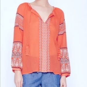 Beautiful Joie Embroidered Blouse 🌺